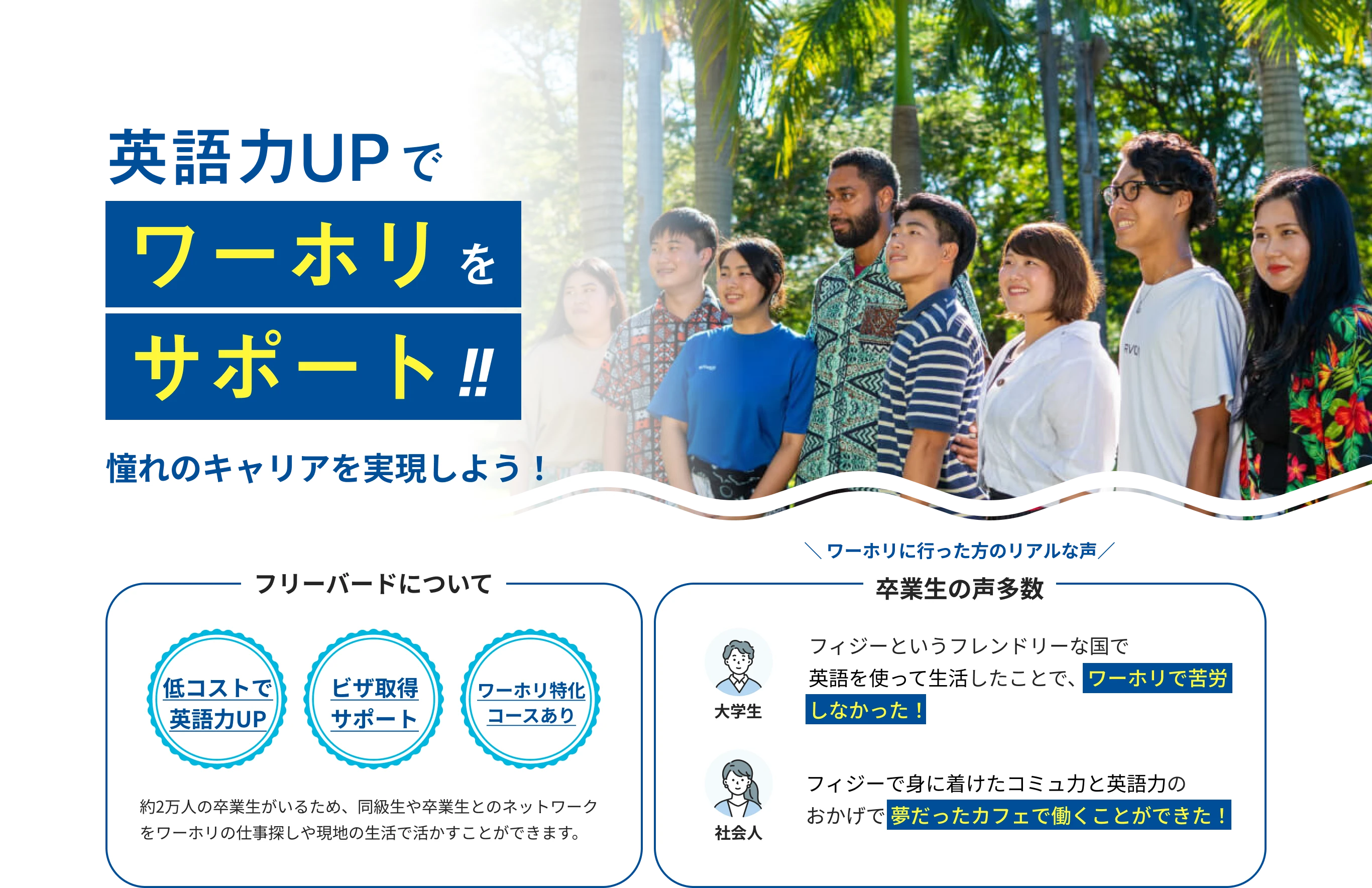 世界一幸せな国フィジーで自分を変える中高留学